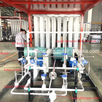 Liquid Oxygen Nitrogen Argon Gas Cylinder Filling Staion Vaporizer Pumps Hospital Liquid Oxygen Pump Equipment