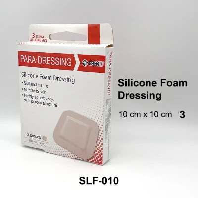 Waterproof Adhesive Silicone Foam Wound Dressing with Border for Bed Sores Pressure Ulcers Bandages Pads