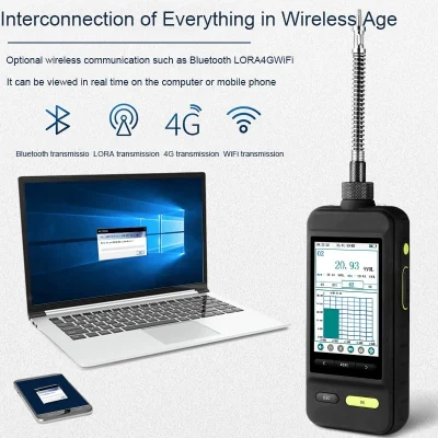Skz High Quality Handheld Oxygen Gas Detector Alarm Air Quality Monitor