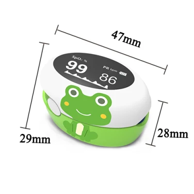 Child Infant Baby Fingertip Pulse Oximeter Blood Oxygen SpO2 Pulse Monitor Sensor Heart Rate Probe