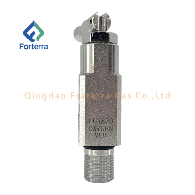 Aluminum Medical Oxygen Cylinder Tank Cga870 Brass Valve