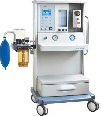 China General Anesthesia Unit Emergency Medical Supply Hospital Anesthetic Equipment with Electronic Gas Mixer