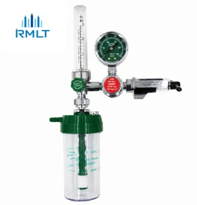 Medical Oxygen Inhaler Pressure Brass Flowmeter Oxygen Regulator for Cylinder