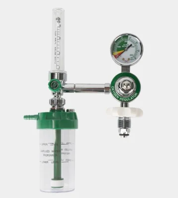 Medical Oxygen Regulator, Oxygen Gas Regulator Flowmeter, with Flowmeter Bull Nose Type