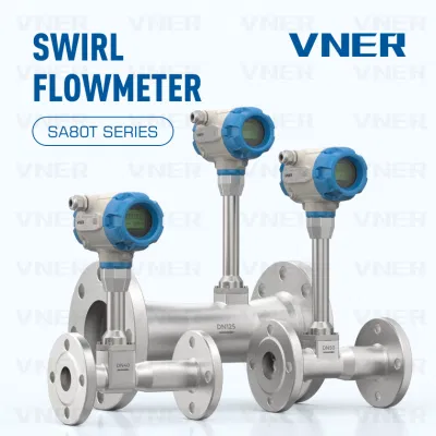 DN100 Stainless Steel 316 Mediums Industry Compressed Air Oxygen Flowmeter