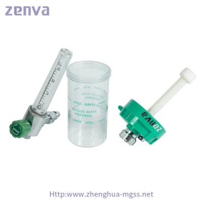 2021 High Quality Medical Oxygen Flowmeter with Humidifier Bottle