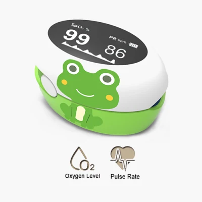 Child Infant Baby Fingertip Pulse Oximeter Blood Oxygen SpO2 Pulse Monitor Sensor Heart Rate Probe