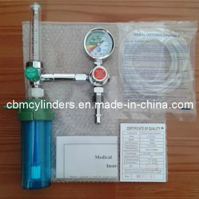 Click-Style Medical Oxygen Regulator for Cylinders