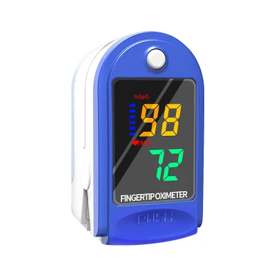 FDA CE ISO Clear LED Wholesale High Quality Medical Fingertip Finger Pulse Digital Oxymeter Oximeter for Patient SpO2 Sensor O2 Oxygen Saturation Monitor