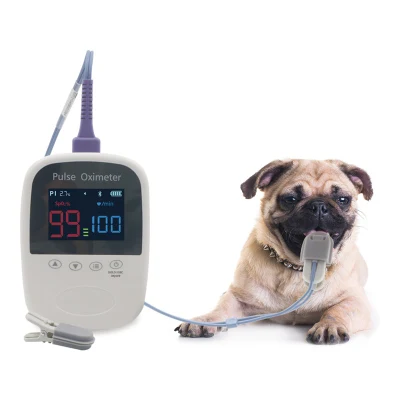 Pet Animal Veterinary Pulse Oximeter Diagnosis Equipment for Sale Wholesale Cow Cat Dog Sheep Use Animal Husbandry