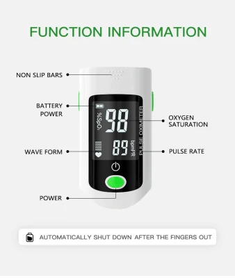 Wholesale Blood Oxygen Saturation Monitor China Oximetro Finger Fingertip Pulse Oximetro Pulse Oximetre Operation Blood Oximet