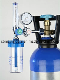 Medical Gauge Flow Oxygen Regulator for Large O2 Tanks