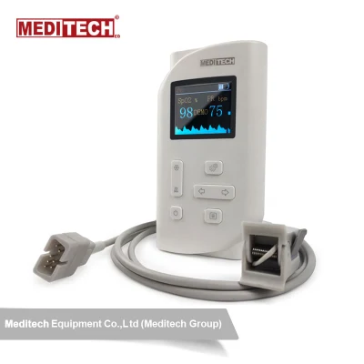 Portable Hospital Adult Child Neonate Handheld Pulse Oximeter with Option Temperature