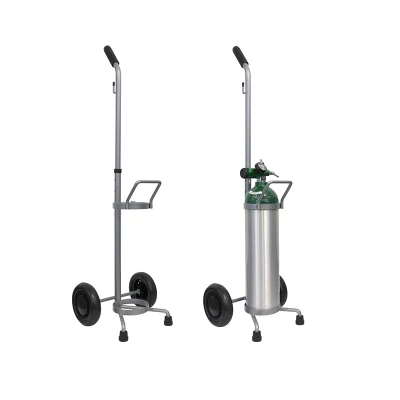 Portable Oxygen Cylinder Trolleys for Small Gas Cylinders