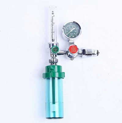 Float-Type Medical Oxygen Cylinder Regulator W/ Humidifier