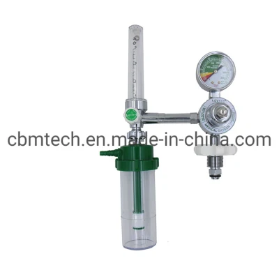 RoHS Certificate Medical Oxygen Cylinder Regulator with Flow Meter