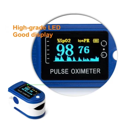 2021 Cheap Finger Clip Pulse Oximeter SpO2 Oxymeter Real Manufacturer Fingertip Pulse Oximeter