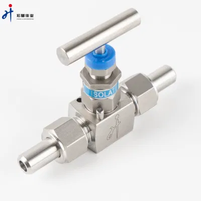 Stainless Steel High Pressure Male Thread NPT Needle Valve Gas Regulator