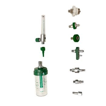 Oxygen Flow Meter with Chemetron Adaptor Medical Oxygen Flow Meter