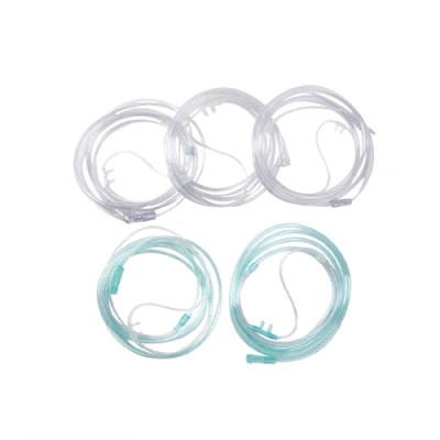 Disposable Medical Clear Straight Shape Nasal Oxygen Cannula CE&ISO Supply