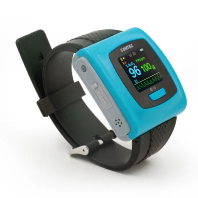 Contec Cms50f CE/FDA Telemedicine Touch Screen SpO2 Monitor Wrist Pulse Oximeter