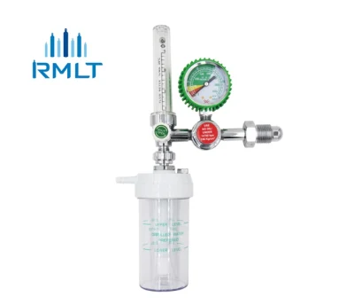 Medical Oxygen Inhaler Pressure Brass Flowmeter Oxygen Regulator for Cylinder