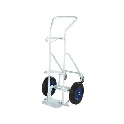 Steel Medical Hospita Trolley Cart Oxygen Bottle Cart Gas C Size Oxygen Cylinder Trolley