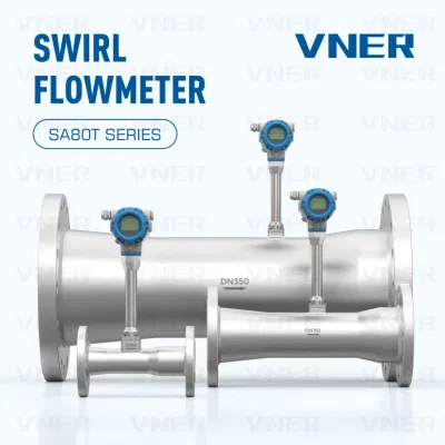 DN100 Stainless Steel 316 Mediums Industry Compressed Air Oxygen Flowmeter
