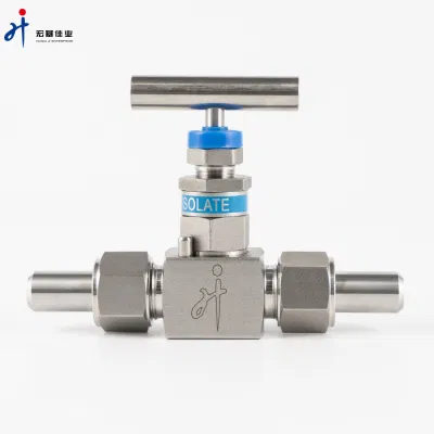 Stainless Steel High Pressure Male Thread NPT Needle Valve Gas Regulator