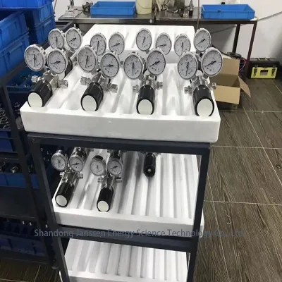New Arrival 316L Pressure Reducer Cylinder Use Double Gauge Medical Oxygen Regulator