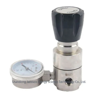 New Arrival 316L Pressure Reducer Cylinder Use Double Gauge Medical Oxygen Regulator