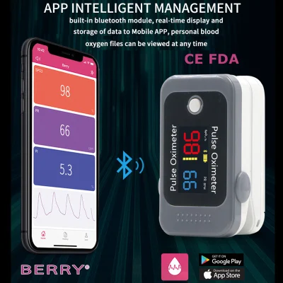 Factory Direct TFT Digital Screen Fingertip Pulse Oximet Blood Oxygen Meter