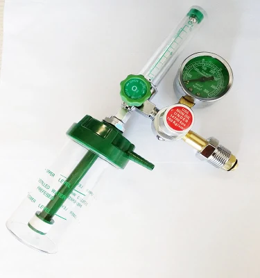Medical Oxygen Inhaler Pressure Brass Flowmeter Oxygen Regulator for Cylinder