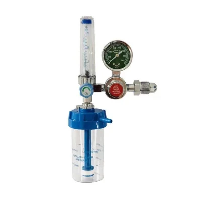 Medical Oxygen Regulator, Oxygen Gas Regulator Flowmeter, with Flowmeter Bull Nose Type