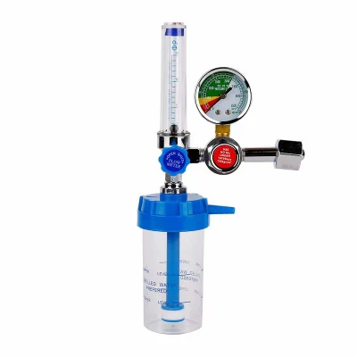 Float-Type Medical Oxygen Cylinder Regulator W/ Humidifier
