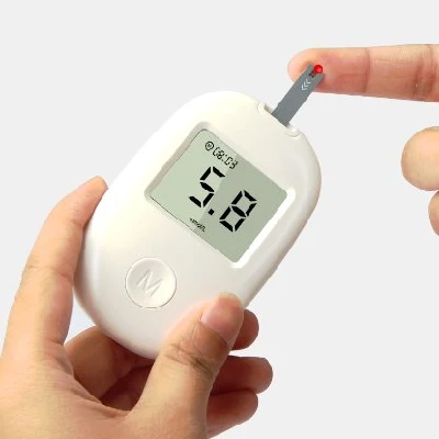 Medical Equipment Blood Glucose Meter and Test Strips Kit Level Machine Measurement Device Blood Glucose Meter LCD Display