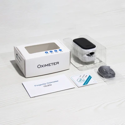 Customized Healthcare Products Thermometer OLED Pulse Oxygen Sensor Finger Fingertip Oximeter Hot