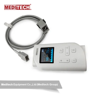 Portable Hospital Adult Child Neonate Handheld Pulse Oximeter with Option Temperature