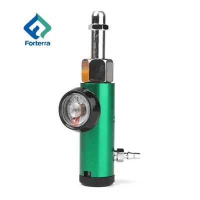 Medical Use Oxygen Gas Cylinder Regulator Barb 15L Air Pressure Regulator with Cga870 Connector
