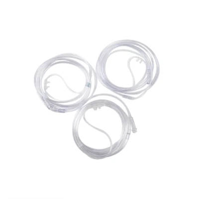 Disposable Medical Clear Straight Shape Nasal Oxygen Cannula CE&ISO Supply