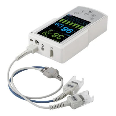 H100 Handheld Etco2 Devices Monitoring SpO2, Pulse Rate, Etco2 and Respiratory Rate Suitable for Clinical and Emergency Circumstance