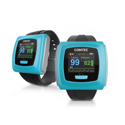 Contec Cms50f CE/FDA Telemedicine Touch Screen SpO2 Monitor Wrist Pulse Oximeter