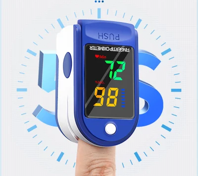 FDA CE ISO Clear LED Wholesale High Quality Medical Fingertip Finger Pulse Digital Oxymeter Oximeter for Patient SpO2 Sensor O2 Oxygen Saturation Monitor