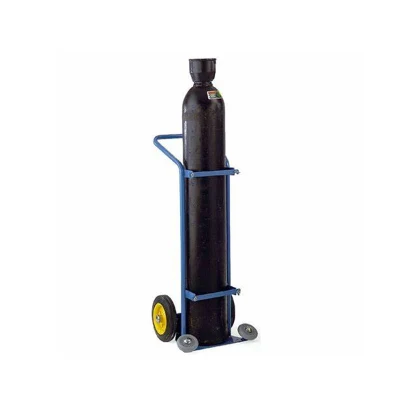 Hospital Medical Furniture Factory Custom Stainless Steel D Type Size 10 Litre Oxygen Cylinder Trolley