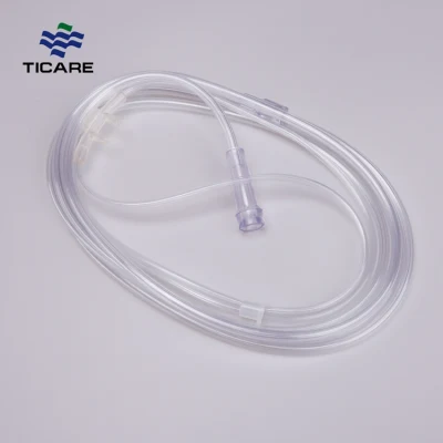 Hospital Nose Oxygen Cannula Tube Nose Prong Tubing Cannula in Nose
