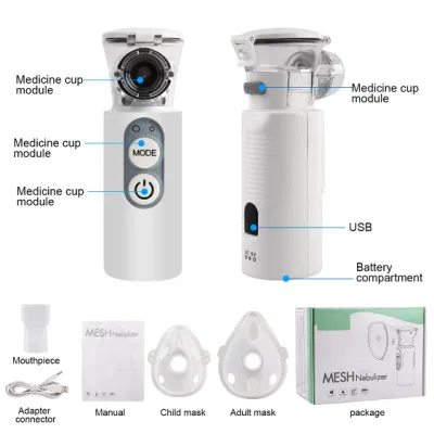 Wholesale Hot Sale Medical Lzx-501 Portable Ultrasonic Nebulizer