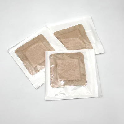 Waterproof Adhesive Silicone Foam Wound Dressing with Border for Bed Sores Pressure Ulcers Bandages Pads