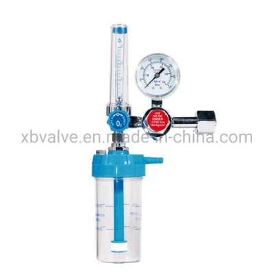 Best Seller Medical Oxygen Regulator with Flowmeter Bull Nose Type, Hospital Equipment Medical Equipment