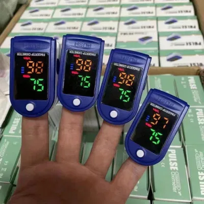 FDA CE ISO Clear LED Wholesale High Quality Medical Fingertip Finger Pulse Digital Oxymeter Oximeter for Patient SpO2 Sensor O2 Oxygen Saturation Monitor
