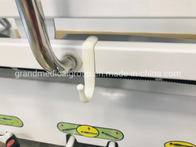 China Hot Sale Factory Made CE ISO FDA Approved Hydraulic Back Adjustable Ambulance Stretcher Trolley Hospital Bed Stretcher Trolley with Mattress